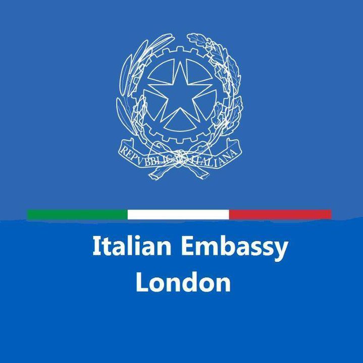 Logo Italian Ambasciata Eng Logo of the Italian Embassy, London