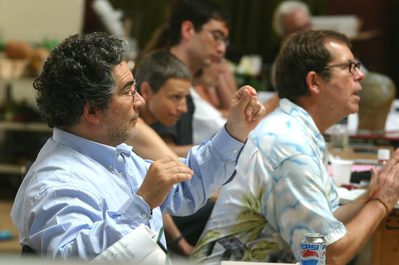 Conductor Carlo Rizzi and Director Neil Armfield CBRIANTARR2004 Ariadne