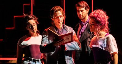 Candide Group Photo with Book