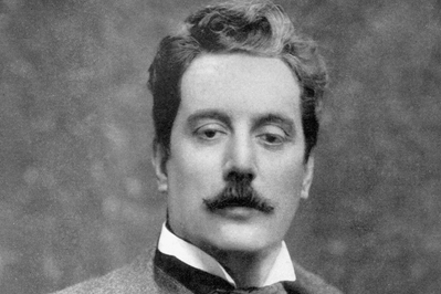 Puccini Head Shot - News Story A headshot of famous composer Puccini.