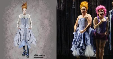 Old Lady Costume Design Photo