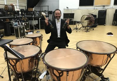 Pat King with Timpani