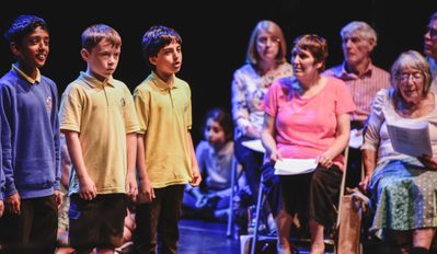 WNOCradlechoirconcertkirstenmcternan243 Children performing with dementia patients and their families