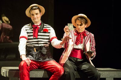 WNO The Barber Of Seville Nicholas Lester Figaro And Nico Darmanin Count Almaviva Photo Credit Richard Hubert Smith 4872
