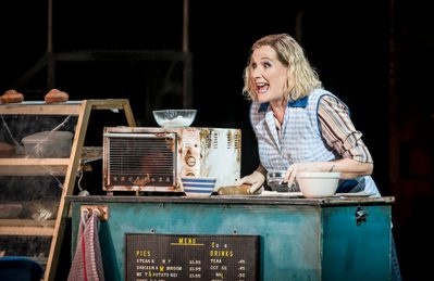 WNO Sweeney Todd Janis Kelly Mrs Lovett Photo Credit Johan Persson 00584