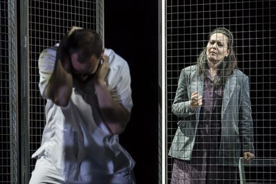 WNO Dead Man Walking Morgan Smith Joseph De Rocher Lucia Cervoni Sister Helen Prejean Photo credit Johan Persson 03061 Johan Persson 2019