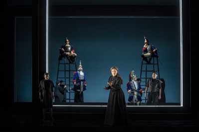 WNO Christine Byrne as Ninette Anush Hovhannisyan Robyn Lyn Evans as Danieli in Les vêpres siciliennes PHOTO CREDIT Johan Person 1050