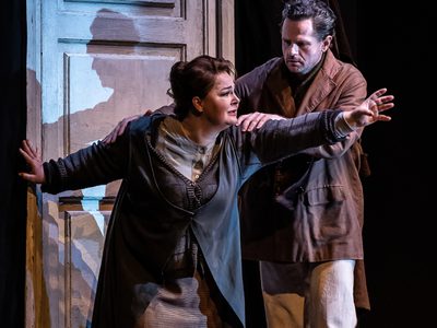 WNO Jenufa Eliska Weissova Kostelnicka Burjovka Peter Berger Laca photo credit Clive Barda 330