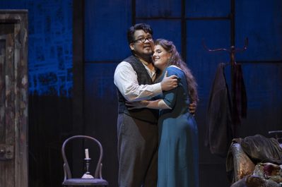 WNO La bohème Jung Soo Yun Rodolfo Elin Pritchard Mimi photo credit Richard Hubert Smith 9796